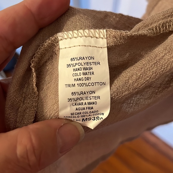 Mollorello long sleeve tunic with tie back - Picture 4 of 4